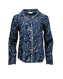 Cosmo Celestial Print Top Navy Mix TKD Lingerie Cyberjammies Fashion CF1