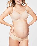 Croissant Spacer Flexible Wire Nursing Bra Beige