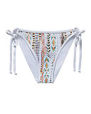 Dakota Tie Side Brief Tonal Print TKD Lingerie Miss Mandalay Swim Fashion CF1