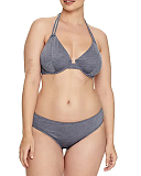 Denim Lurex halterneck Bikini and Brief TKD Lingerie Miss Mandalay F1