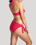 Echo Halterneck Bikini And Gather Pant Hot Pink TKD Lingerie Panache Fashion B1
