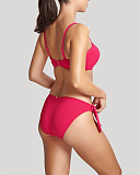 Echo Twist Bandeau Bikini And Tie Side Pant Hot Pink TKD Lingerie Panache Fashion B2
