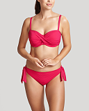 Echo Twist Bandeau Bikini And Tie Side Pant Hot Pink TKD Lingerie Panache Fashion F2