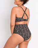 Eclipso Balcony Bikini And Reversible Brief Print Mix TKD Lingerie Curvy Kate Swim Fashion B2
