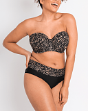 Eclipso Bandeau Bikini And Reversible Brief Print Mix TKD Lingerie Curvy Kate Swim Fashion F3