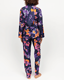 Edie Floral Print PJ Set Navy Mix TKD Lingerie Cyberjammies Fashion B1