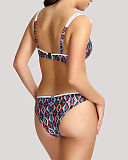 Elle Balconnet Bikini And Brazillian Pant Tribal Print TKD Lingerie Panache Swimwear Fashion B1