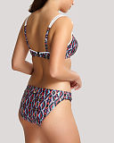 Elle Balconnet Bikini And Fold Pant Tribal Print TKD Lingerie Panache Swimwear Fashion B1