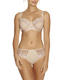 Elodie Underwired Side Support Bra And Brief Cappucino TKD Lingerie Fantasie Core F1