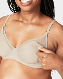 Empower Flexi Wire Nursing Bra Beige Charley M TKD Lingerie Core F2