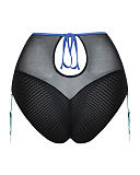 Encounter High Waist Brief Black Peacock TKD Lingerie Scantilly Fashion CB1