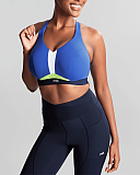 Endurance Wired Sports Bra Blue TKD Lingerie Panache Sport Fashion F2