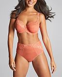 Envy Full Cup Bra And Deep Brief Terracotta TKD Lingerie Panache Fashion F1