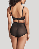 Envy Full Cup Bra And High Waist Brief Black TKD Lingerie Panache Core B1
