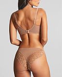 Envy Plunge Bra And Brazilian Brief Honey TKD Lingerie Panache Fashion B1