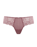 Envy Thong Rose Mauve TKD Lingerie Panache Fashion CF1