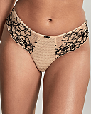 Envy Thong Sand Black TKD Lingerie Panache Fashion F1