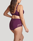 Estel Full Cup Bra And High Waist Brief Damson TKD Lingerie Sculptresse Fashion B1