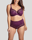 Estel Full Cup Bra And High Waist Brief Damson TKD Lingerie Sculptresse Fashion F1