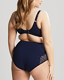 Estel Full Cup Bra And High Waist Brief Navy Sculptresse TKD Lingerie B1