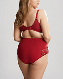 Estel Full Cup Bra And High Waist Brief Raspberry TKD Lingerie Sculptresse Fashion B1