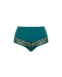 Estel High Waist Brief Emerald TKD Lingerie Sculptresse Fashion CF1