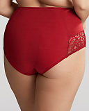 Estel High Waist Brief Raspberry TKD Lingerie Sculptresse Fashion B1