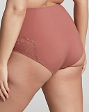 Estel High Waist Brief Rose Gold TKD Lingerie Sculptresse Fashion B1