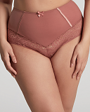 Estel High Waist Brief Rose Gold TKD Lingerie Sculptresse Fashion F1