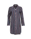 Estelle Printed Stripe Nightshirt Navy Mix TKD Lingerie Cyberjammies Fashion CF1
