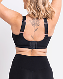 Everymove Non Padded Wired Sports Bra Black TKD Lingerie Curvy Kate Sport B1