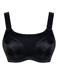 Everymove Non Padded Wired Sports Bra Black TKD Lingerie Curvy Kate Sport CF1