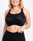 Everymove Non Padded Wired Sports Bra Black TKD Lingerie Curvy Kate Sport F1