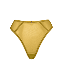 Exposed High Waist Thong Ochre TKD Lingerie Scantilly CF1
