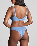 Faith Moulded Plunge Bra And Brazilian Bluebell TKD Lingerie Panache Fashion B1