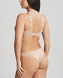 Faith Moulded Plunge Bra And Brief Latte TKD Lingerie Cleo Core B1