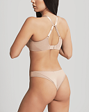 Faith Moulded Plunge Bra And Brief Latte TKD Lingerie Cleo Core B2