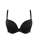 Faith Moulded Plunge Bra Black TKD Lingerie Cleo Core CF1