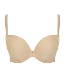 Faith Moulded Plunge Bra Latte TKD Lingerie Cleo Core CF1