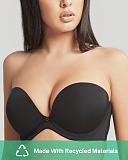 Faith Moulded Plunge Bra Noir TKD Lingerie Cleo Core F1 R