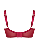 Fallen Angel Balcony Bra Garnet Red TKD Lingerie Scantilly Fashion CB1
