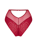 Fallen Angel High Waist Brief Garnet Red TKD Lingerie Scantilly Fashion CB1