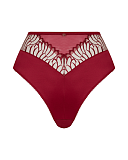 Fallen Angel High Waist Brief Garnet Red TKD Lingerie Scantilly Fashion CF1