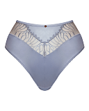 Fallen Angel High Waist Brief Silvery Blue TKD Lingerie Scantilly Luxury CF1