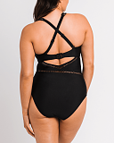 First Class Swimsuit Black TKD Lingerie Curvy Kate Swim Fashion B2