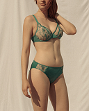 Flora Full Cup Bra And Brief Aloe F1