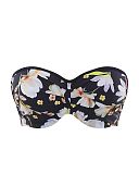 Florentine Bandeau Bikini Navy Floral TKD Lingerie Panache Swim Fashion CF1