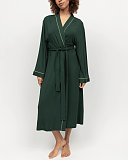 Forrest Jersey Long Dressing Gown Green TKD Lingerie Cyberjammies Fashion F1