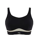 Freedom Non Padded Non Wired Sports Bra Black Chalk