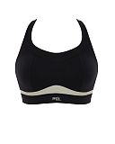 Freedom Non Padded Non Wired Sports Bra Black Chalk